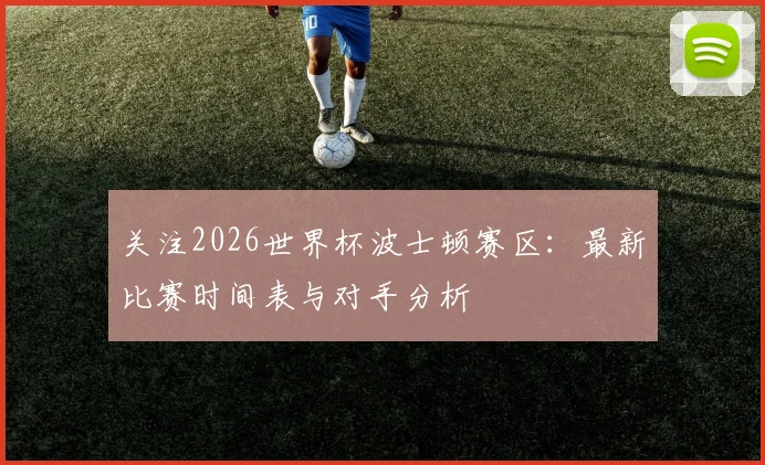 关注2026世界杯波士顿赛区：最新比赛时间表与对手分析